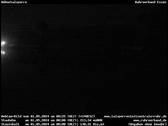 Webcam Kreis Soest - Möhnetalsperre (Luftseite)